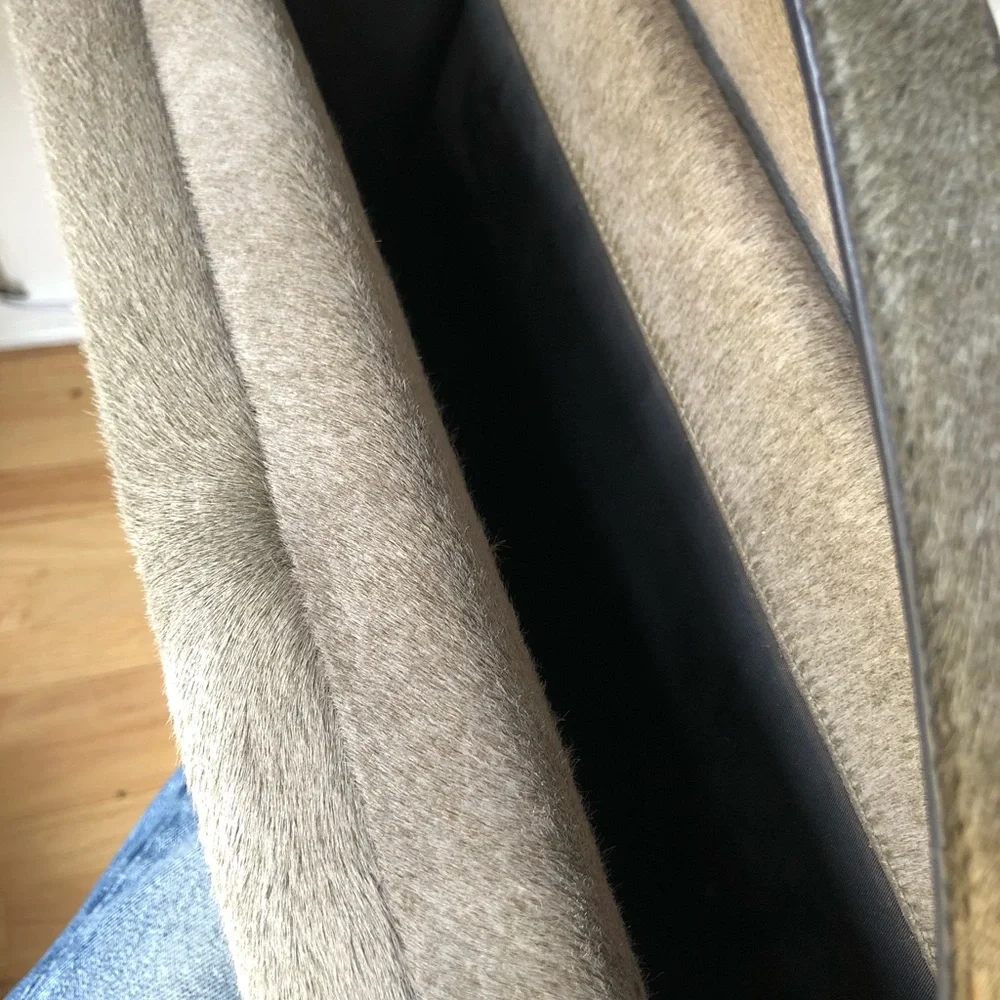 Alexander Wang pony hair Racketeer gray large handbag $1900 - Picture 5 of 9